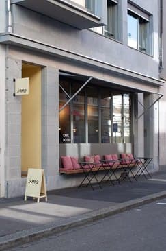 Innenraum des Café Irma